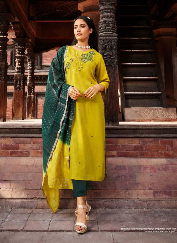 Samara By Wanna kurti With Bottom Dupatta Exporters In India
