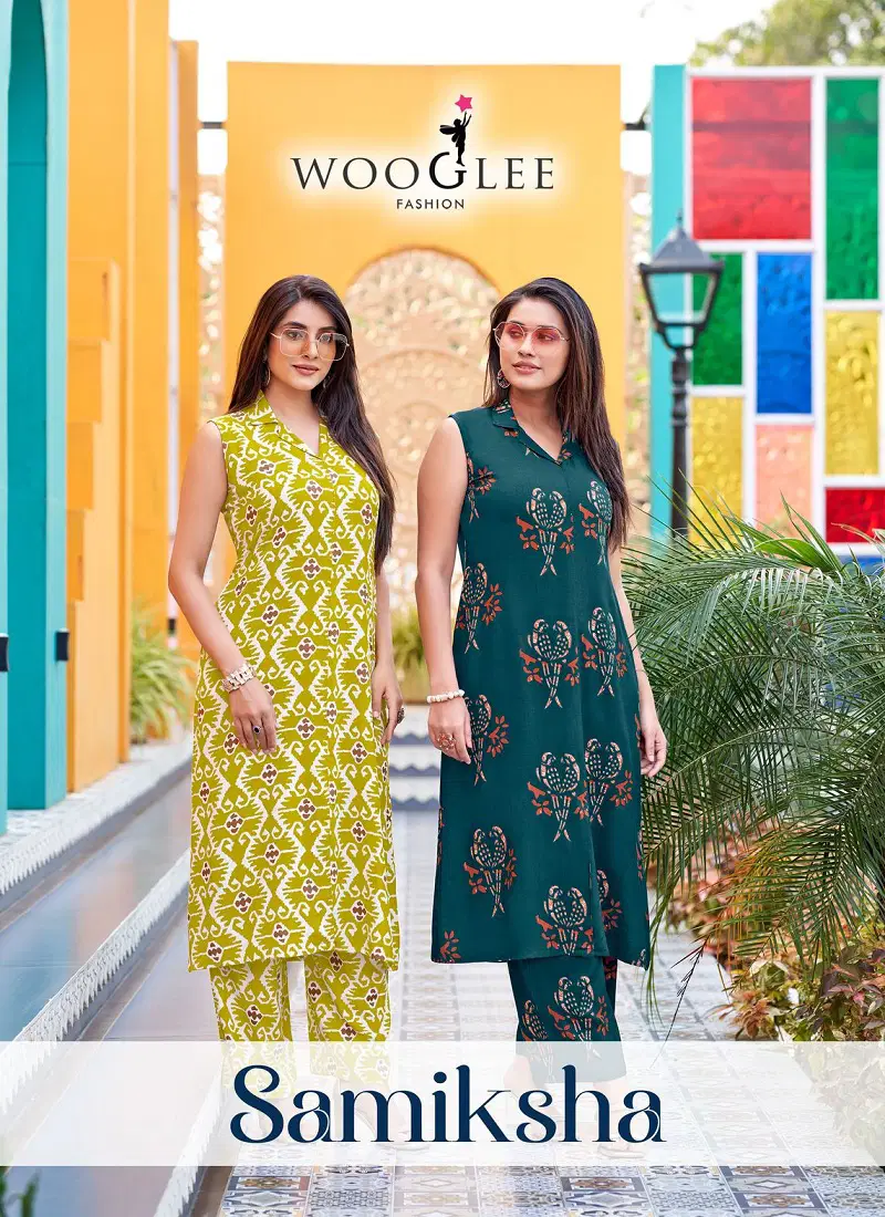 Samiksha By Wooglee Rayon Printed Kurti With Bottom Suppliers In India Catalog