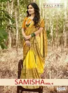 Samisha Vol 4 By Vallabhi Moss Brasso Printed Saree Exporters In India
