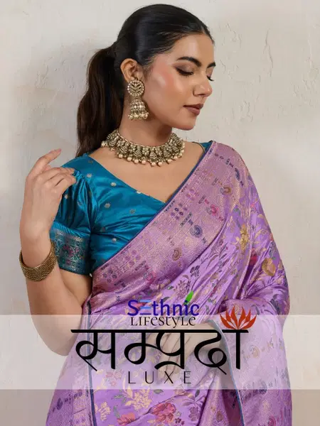 Samprada Luxe By Sethnic Satin Makhmal Wedding Wear Saree Wholesale Market In Surat