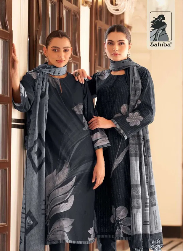 Sana By Sahiba Lawn Cotton Digital Printed Dress Material Wholesale Online