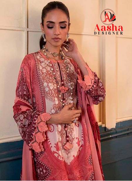 Sana Safinaaz Vol 1 By Aasha Cotton Pakistani Suits Catalog Catalog