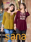 Sana Vol 2 By Tips Tops Rayon Short Ladies Top Catalog