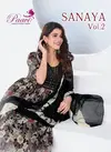 Sanaya 2 By Paavi  Portion Printed Kurti With Bottom Dupatta Wholesale Shop In Surat