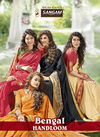 Sangam Bengal Handloom Latest Designer Wedding Wear Festive Wear Silk Saree Collection