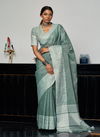 Sangam Glory Linen Thread Work Festive Wear Designer Saree Collection