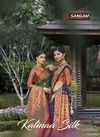 Sangam Kalinaa Silk Latest Fancy Designer Festive Wear Banarasi Silk Sarees Collection
