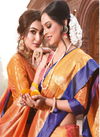 Sangam Kangana Latest Fancy Designer Silk Saree Festive Wear Saree Collection
