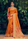 Sangam Navratan Heavy Festive Wear Patola Silk Latest Designer Saree Collection
