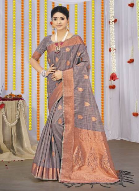 Sangam Padmini 4 Organza Weaving Rich Pallu Wholesale Saree Collection	 Catalog