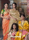 Sangam Purnima Designer Fancy Wedding Wear Banarasi Silk Printed Saree Collection
