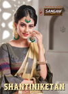 Sangam Shantiniketan Latest Heavy Designer Festive Wear Handloom Silk Fancy Sarees Collection
