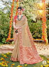 Sangam Subh Milan Heavy Wedding Wear Cotton Zari Weaving New Designer Sarees Collection