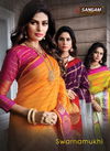 Sangam Swarnamukhi Fancy Latest Designer Festive Wear Cotton Printed Sarees Collection
