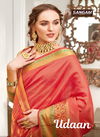 Sangam Udaan Latest Designer Rich Look Handloom Festive Wear Silk Sarees Collection