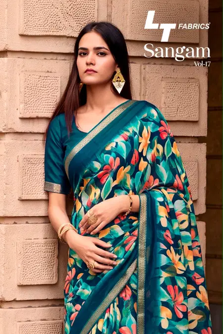 Sangam Vol 17 By LT Micro Printed Daily Wear Saree

