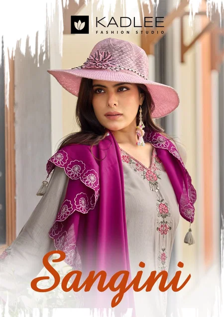 Sangini By Kadlee Rayon Weaving Kurti With Bottom Dupatta
