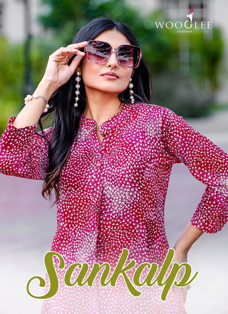 Sankalp By Wooglee Rayon Printed With Pocket Kurti With Bottom Orders In India
