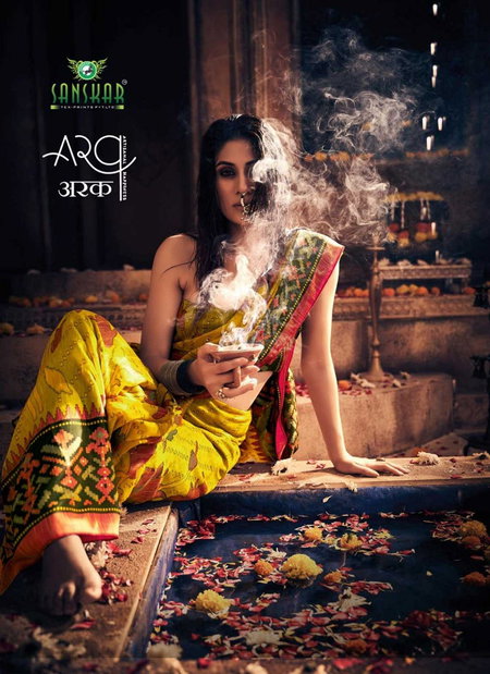 Arq By Sanskar Classy Wear Printed Saree Wholesale Clothing Distributors In India