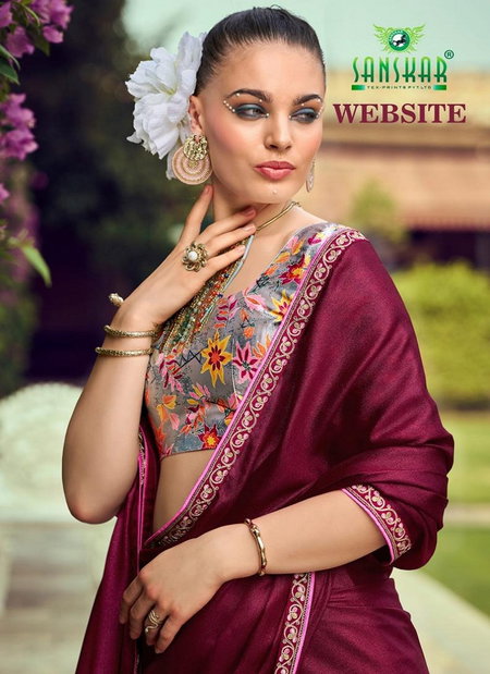 Website By Sanskar Georgette Simar Sarees Wholesale In India