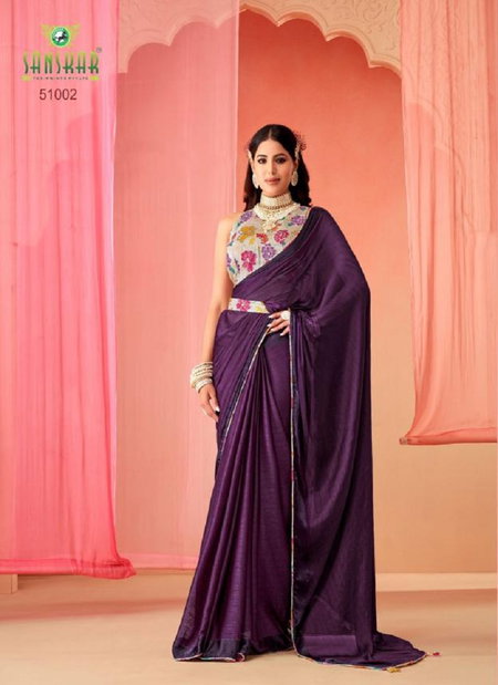 Spring By Sanskar Sartin Chiffon Traditional Sarees Best Wholesale Shop In Surat