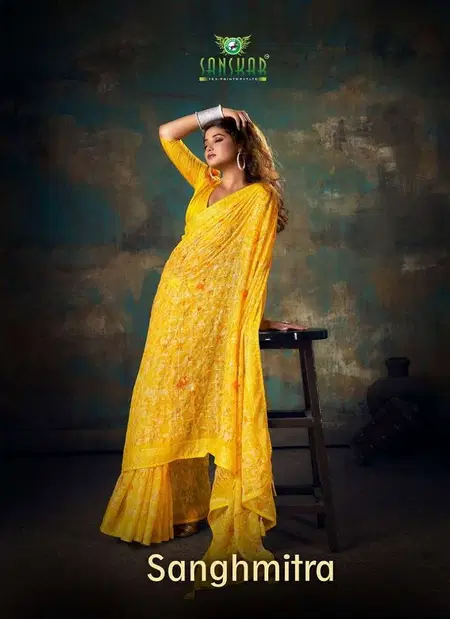 Sanghmitra 89001-89008 By Sanskar Series Amazing Fancy Sarees Wholesalers In Delhi