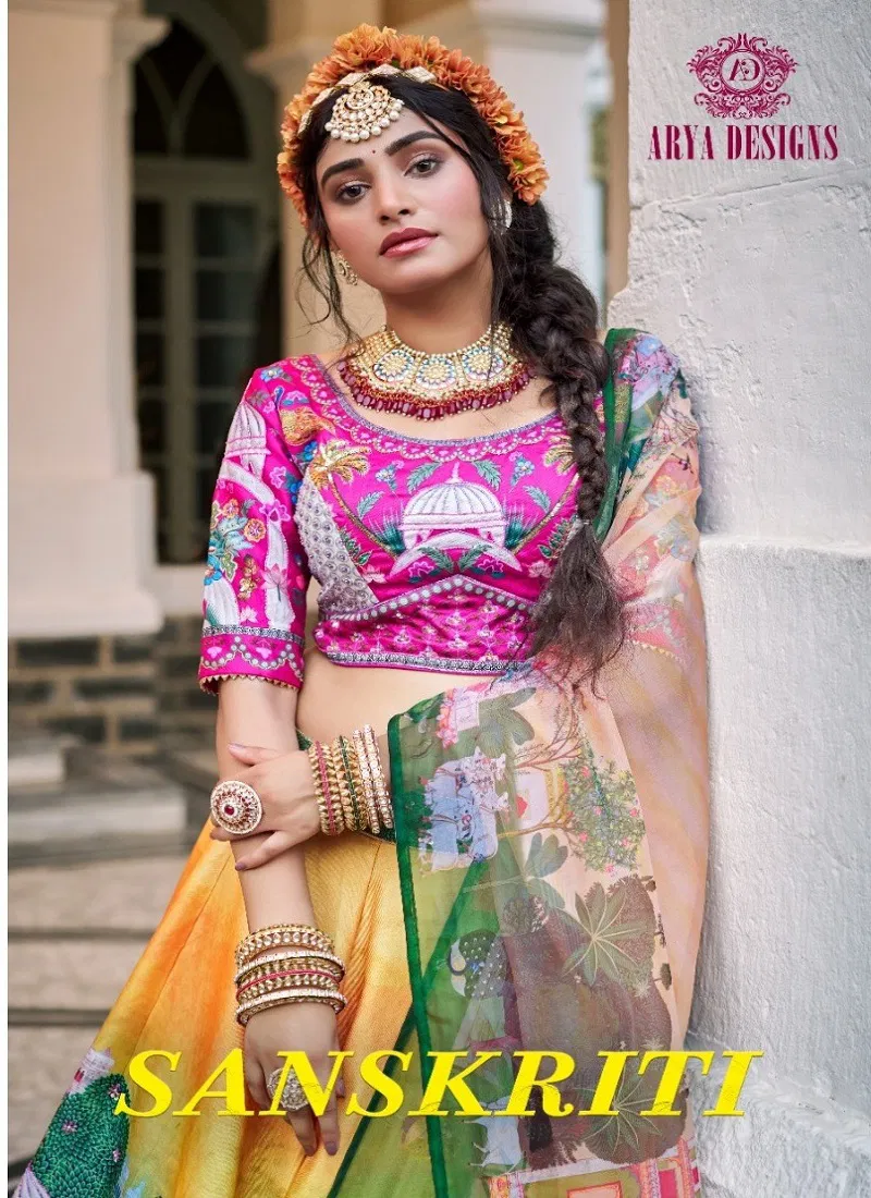 Sanskriti By Arya Designs Wedding Wear Lehenga Choli Suppliers In India