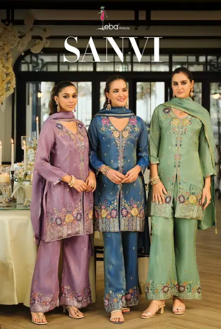 Sanvi By Eba Simar Beats Work Best Readymade Suits Wholesale Shop In Surat
