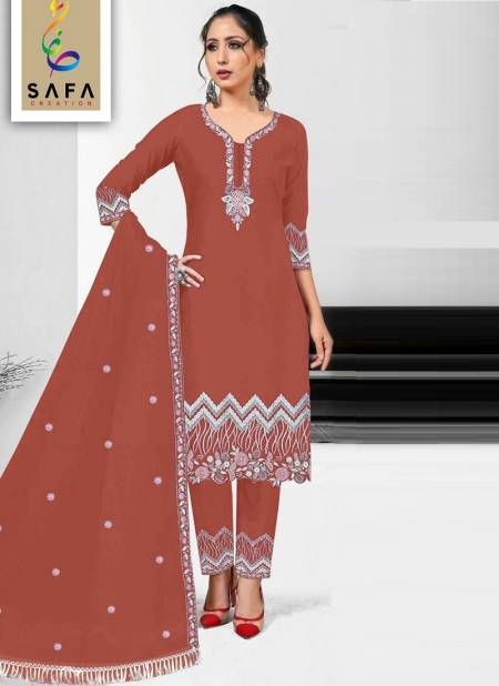 Sara 05 B Safa Pakistani Heavy Embroidery Georgette Readymade Suits Wholesale Market