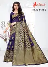 Sargam 8432 Exclusive Handloom Cotton Silk Party Wear Designer Saree Collection 
