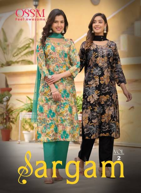 Sargam Vol 2 By Ossm Wholesale Kurti With Bottom Dupatta In India
 Catalog