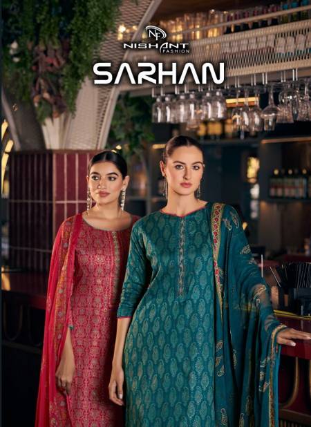 Sarhan By Nishant Embroidery Jam Silk Designer Salwar Kameez Wholesale Shop In Surat