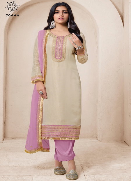 Sarla By Vinay Kuleesh Organza Embroidery Salwar Kameez Wholesale Shop in Surat

