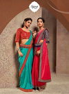 Saroj Designer Fancy Festive Wear Aanchal With Heavy Embroidery Work Silk Sarees Collection
