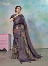 Saroj Hiba Latest Daily Wear Stylish Brasso Sattin Patta With Swarovski Work Saree Collection 