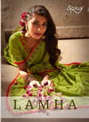 Saroj Lamha Designer Festive Wear Fancy Dyed Vichitra Silk Saree Collection
