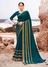 Saroj Monika Fancy Festive Wear Georgette Printed Latest Saree Collection