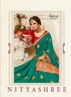 SAROJ NITYASHREE Latest Collection Fancy Festive Wear Designer Beglory Silk Saree