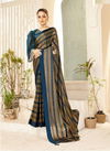 Saroj Rihana Latest Fancy Wear Georgette Designer Saree Collection