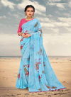 Saroj Spring 3 New Fancy Regular Wear Georgette Printed Saree Collection