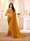 Saroj Suhani Soft Georgette Heavy Ethnic Wear Designer Printed Saree Collection
