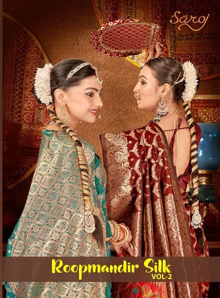 Roopmandir Silk Vol 2 By Saroj Festive Wear Silk Saree Exporters In India