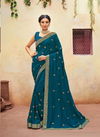 Sarthi Fancy Wear Vichitra Silk Designer Fancy Saree Collection
