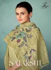 Satakshi By T&M Pure Linen Embroidery Dress Material Suppliers In India