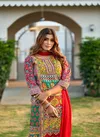 Satrang By Afsana Muslin Printed Kurti With Bottom Dupatta Wholesale Online