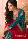 Satrangi By Radha Silk Embroidery Wedding Wear Readymade Suits Wholesale Market In Surat