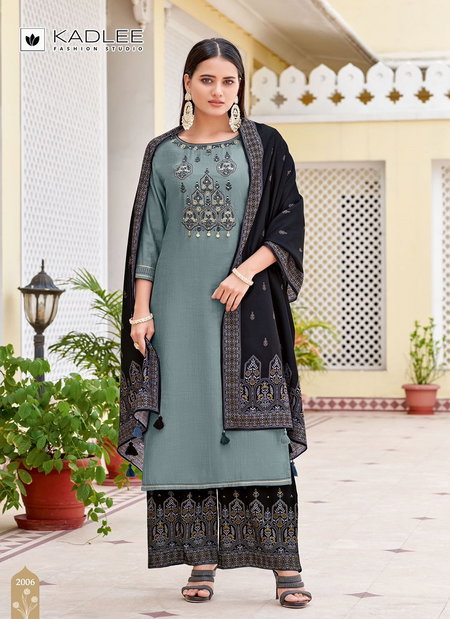 Savera Vol 2 By Kadlee Rayon Kurti With Bottom Dupatta Wholesale Shop In Surat
