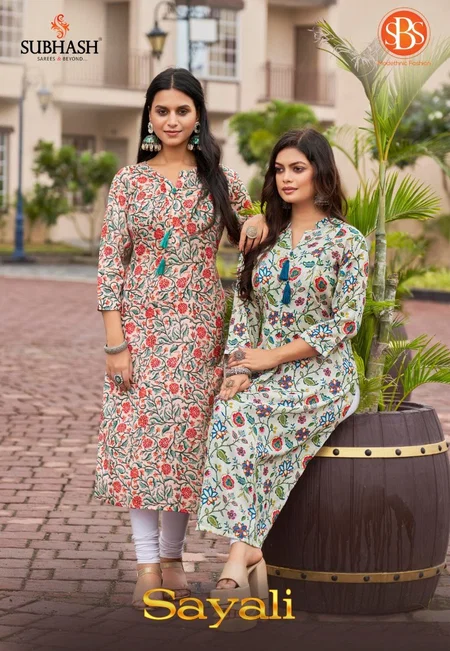 Sayali By Sbs Cotton Digital Ladies Kurti Wholesale Clothing Distributors In India