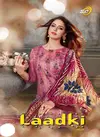 SC laadki Vol-8 Latest Fancy Designer Casual Regular Wear Cotton Printed Dress Material Collection
