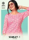 Scarlet Vol 5 By Deeptex Poplin Cotton Short Kurti Wholesale Shop In Surat